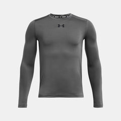 UA Hockey Grippy Boys' Fitted Long Sleeve