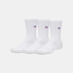 UA Performance Tech™ Unisex 3-Pack Crew Socks