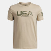 UA Freedom Chest Flag Boys' T-Shirt