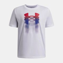 UA Logo Blur Boys' Short Sleeve