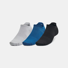 UA ArmourDry® Run Lite Unisex 3-Pack No Show Tab Socks