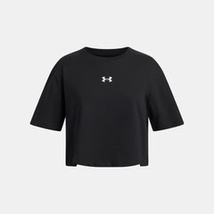 UA Rival Girls' Boxy Crop Short Sleeve