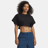 UA Cropped Script Women's Short Sleeve