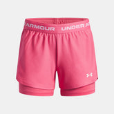 UA Techâ„¢ Play Up Girls' 2-in-1 Shorts