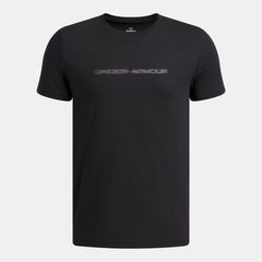 UA Wordmark Blur Boys' Short Sleeve