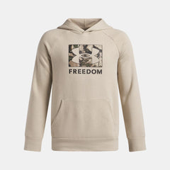 UA Freedom Big Flag Logo Boys' Hoodie
