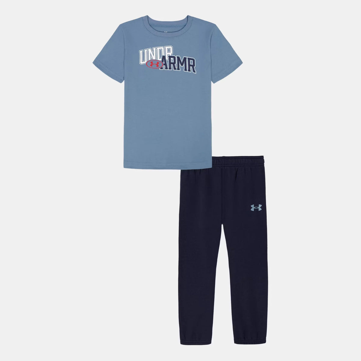 UA Tech Little Boys' Short Sleeve & Joggers Set