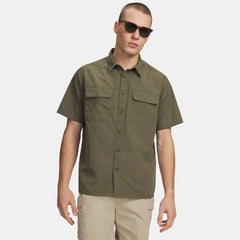 UA Explor Woven Solid Men's Short Sleeve