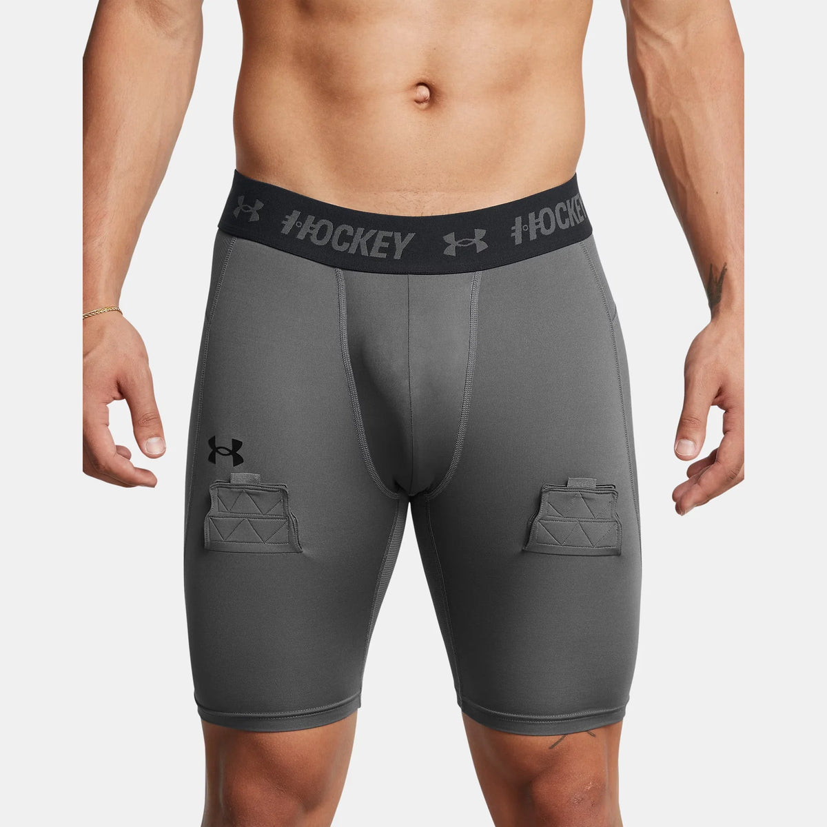 UA Hockey Compression Men's 9" Shorts