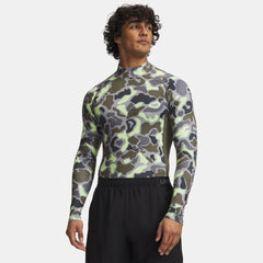 ColdGear® Printed Men's Mock Long Sleeve