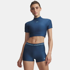HeatGear® Women's Crop Mock Short Sleeve