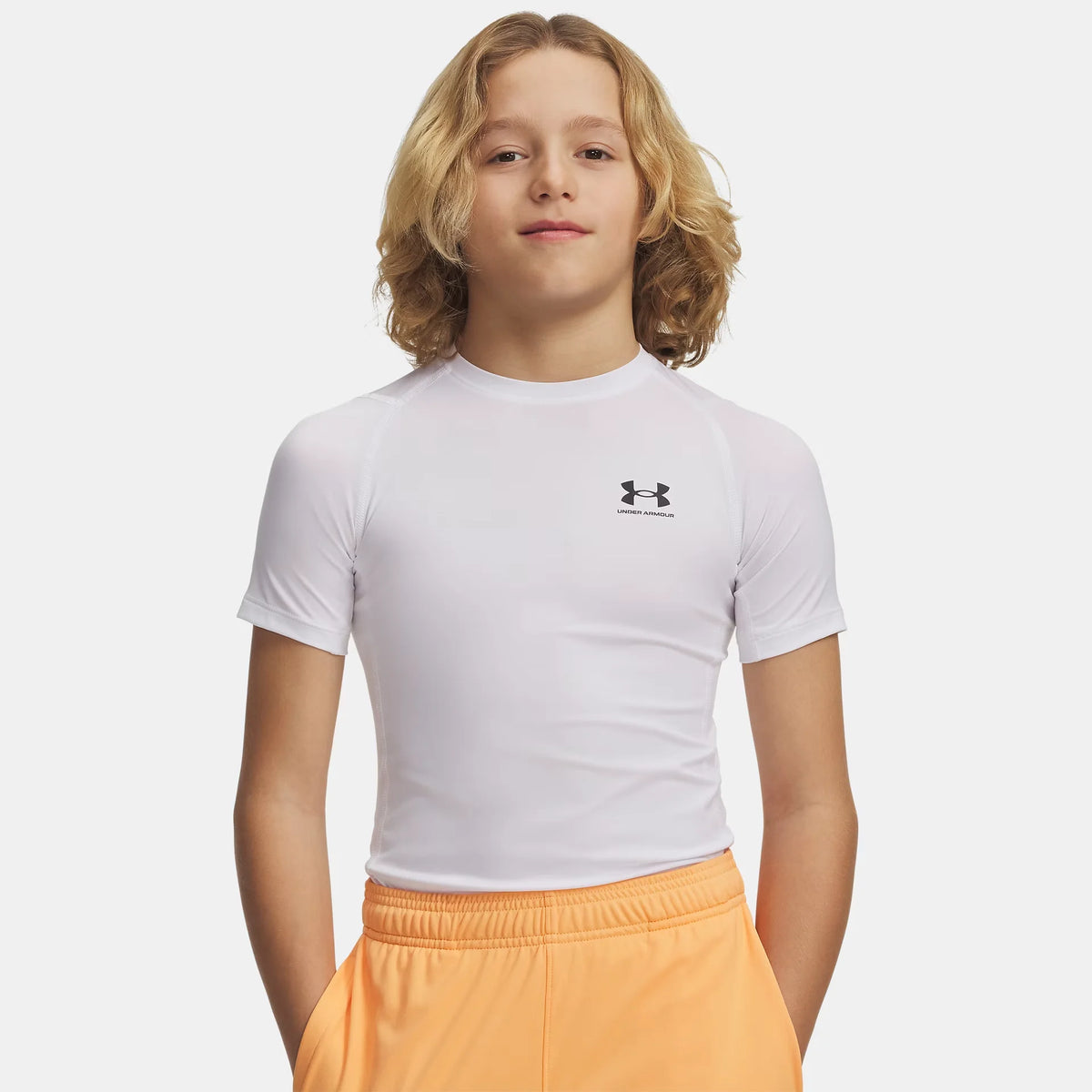 HeatGear® Armour Boys' Short Sleeve