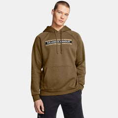 UA Rival Fleece Camo Stripe Men's Hoodie