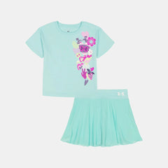 UA Stretch Mesh Little Girls' Skort Set