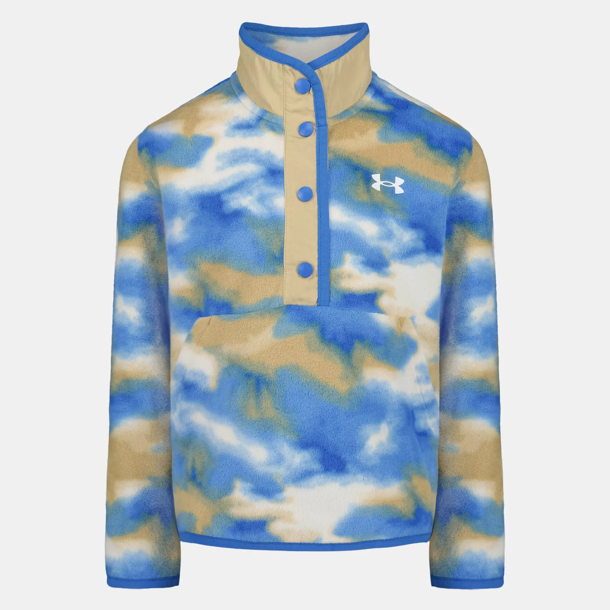 UA Printed Microfleece Little Boys' ½ Snap Collar Pullover